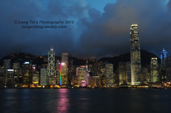 The beauty of Hong Kong at night
